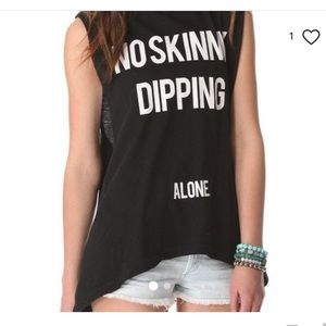 Wildfox “No skinny dipping alone” tank